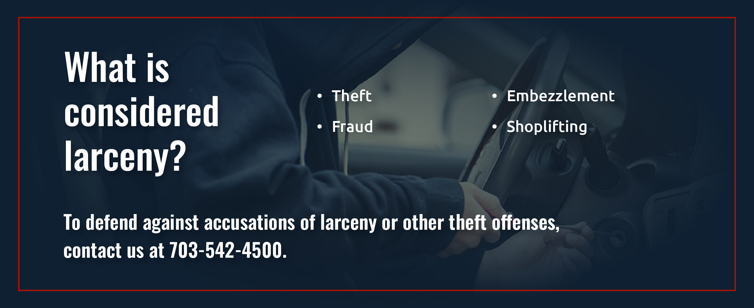 McLean Theft Defense Attorney